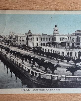 Cartolina 18.09.1935 Tripoli Lungomare Conte Volpi