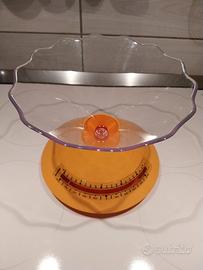 bilancia da cucina vintage arancione anni 70 moder