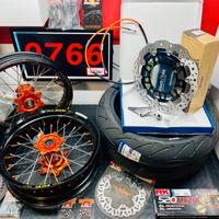 CERCHI MOTARD 17" KTM 125 250 300 450 TUTTI GLI AN