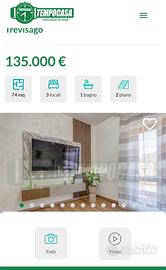 Appartamento trilocale ristrutturato arredato