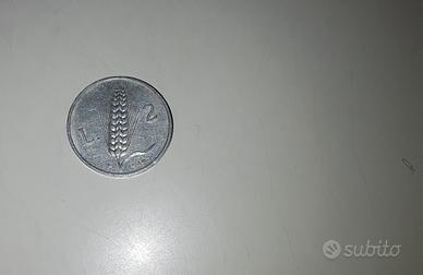 moneta italiana 2 lire 1949