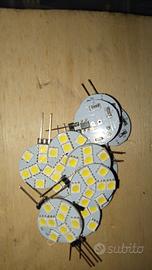 lampade G4 - 12 V  AC/DC luce bianca fredda k 7000