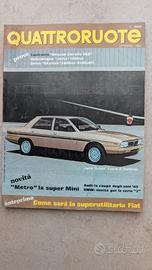 Rivista Quattroruote ottobre 10/1980 n. 310