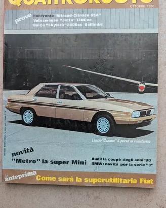 Rivista Quattroruote ottobre 10/1980 n. 310