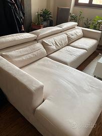 Divano poltrone e sofà 4 posti con chaise longue