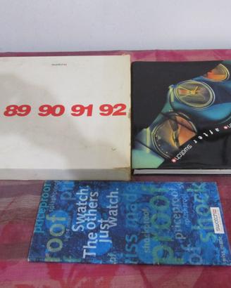 N. 2 LIBRI OROLOGI SWATCH ORIGINALI.