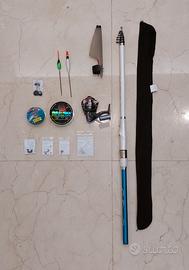 Attrezzatura completa pesca a bolognese 