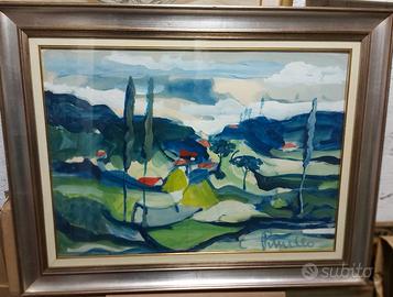 Enzo Pituello - Paesaggio Toscano