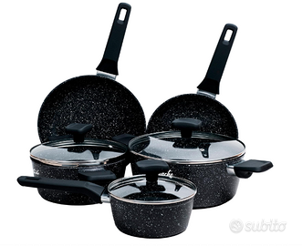 La Moustache - Batteria di Pentole(8 Pezzi)3Coperi