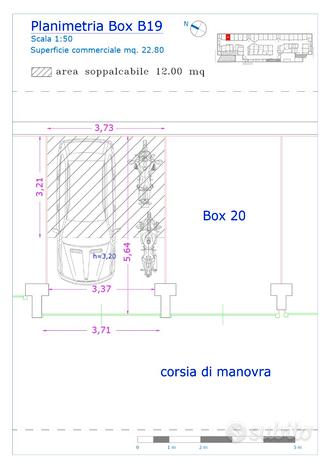 Box auto in via L. Da Vinci