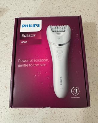 Epilatore philips serie 8000 wet e dry nuovo