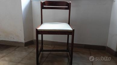 2 sedie  seduta imbottita