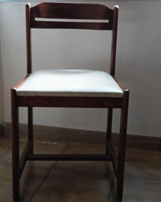 2 sedie  seduta imbottita