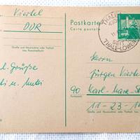 Cartolina d'epoca D.D.R. (Germania dell'Est) 1976