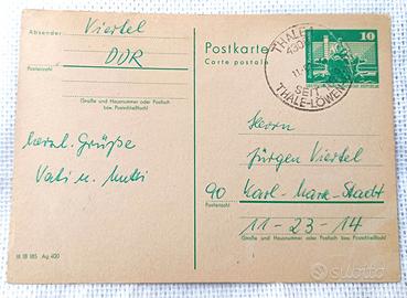 Cartolina d'epoca D.D.R. (Germania dell'Est) 1976