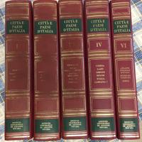 CITTA E PAESI D' ITALIA enciclopedia 5 VOLUMI