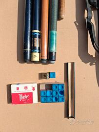 Stecche da biliardo professionali con custodia