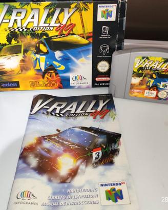 videogioco V-Rally edition 99 per Nintendo 64