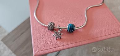 collana Pandora con tre charm