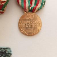 medaglia oro e argento guerra