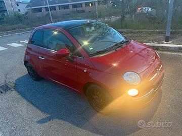 Fiat 500 lounge 70000km originali garanzia permute