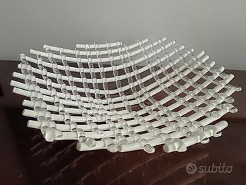 Scultura coppa in vetro soffiato_Lunardon