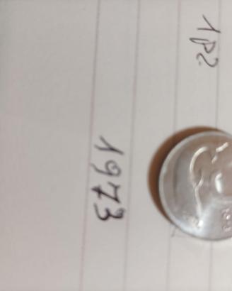 15  moneta metallica da lire 5