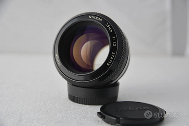 OBIETTIVO NIKON NIKKOR 55 MM K PRE-AI F 1,2 NUOVO