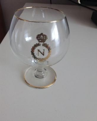 Bicchieri Napoleon con decorazione dorata ai bordi