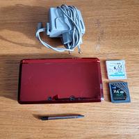 Nintendo 3DS Rosso Completo con Gioco e R4