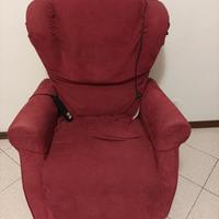 Poltrona elettrica motorizzata con telecomando 