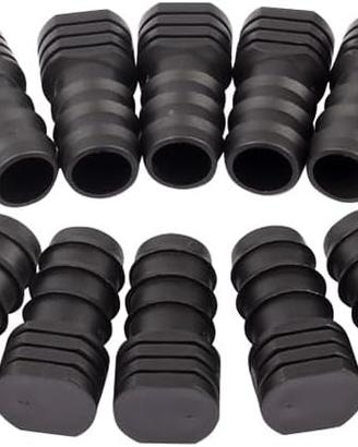 10 Tappi Terminali 16 mm per Tubi Irrigazione PE