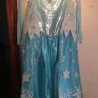 Abito carnevale Frozen originale Disney età 6 anni