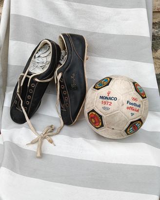 Pallone 1972 e Scarpe da calcio 