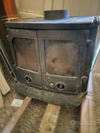 Stufa a legno in ghisa