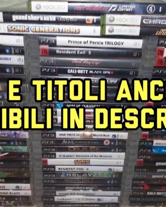 Giochi Originali per Playstation 3 e XBOX 360