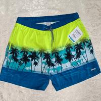 COSTUME DA BAGNOUOMO BRUGI MIS LA GIALLO BLU,NUOVO