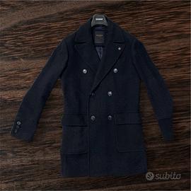 Trench lana blue navy Officina 36