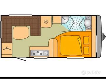 Roulotte Burstner averso top 450