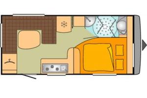 Roulotte Burstner averso top 450