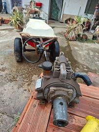 Botte piu pompa  a pressione x motocoltivatore