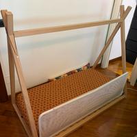 Letto montessoriano legno alta qualità