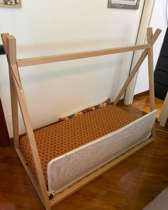 Letto montessoriano legno alta qualità