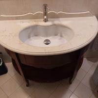 Mobile antico bagno semicircolare 