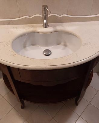 Mobile antico bagno semicircolare 