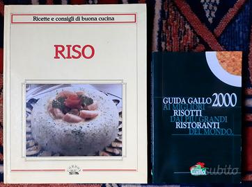 DUE libri illustrati di ricette col RISO = 5€