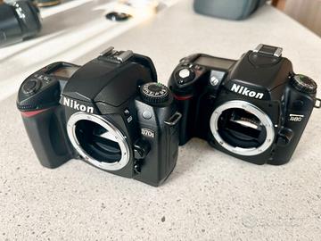 Nikon D70s + D80 + obiettivo SIGMA 100-300mm DSLR