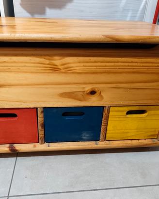 baule panca portagiochi