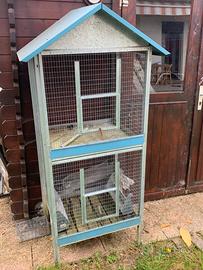 Voliera zincata per esterno