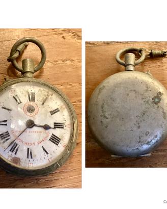 Orologio cipolla da tasca uomo senza cinturino met